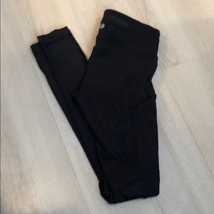 Black lululemon speed tight/full length